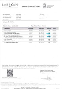 5g de fleur aux super pourvoir: la vanilla kush.